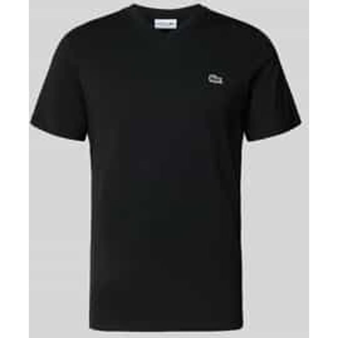 T-shirt met labelstitching, model 'Basic'