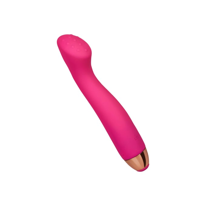 Genopte G-Punkt siliconen vibrator, oplaadbaar, 18 cm