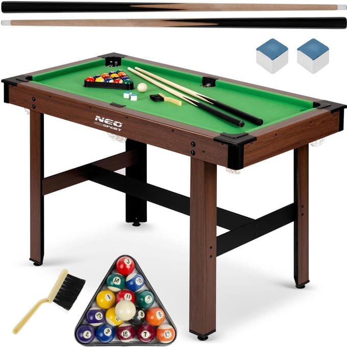 Biljarttafel 122 x 61 x 76 cm NS-807 donkerbruin