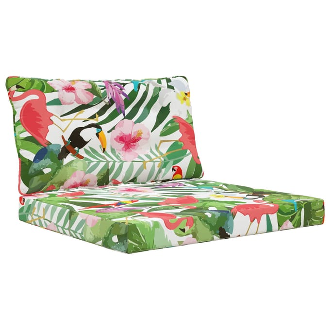 vidaXL - Buitenbankkussen - Polyester - kleurrijk - 80 - x - 68,5 - cm