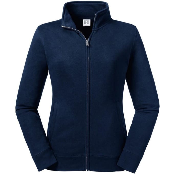Russell Dames/dames Authentieke Sweat Jacket (Franse marine)
