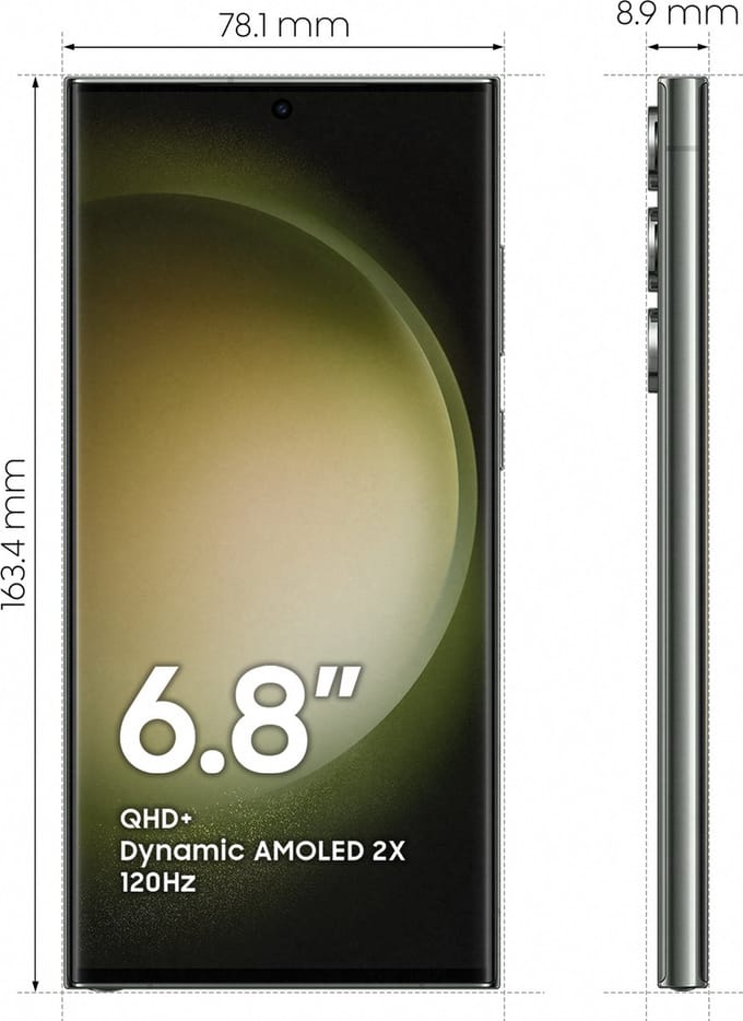Samsung Galaxy S23 Ultra 5G Dual Sim S918B 8/256GB Green