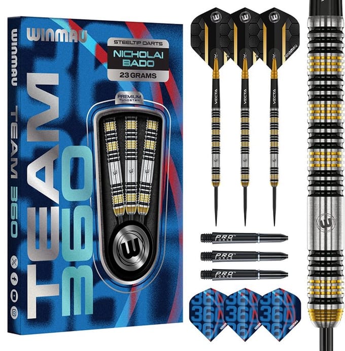 Winmau Team 360 Nicholai Bado 90% - Dartpijlen