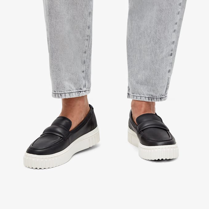 Mayhill Cove Zwarte Leren Schoenen