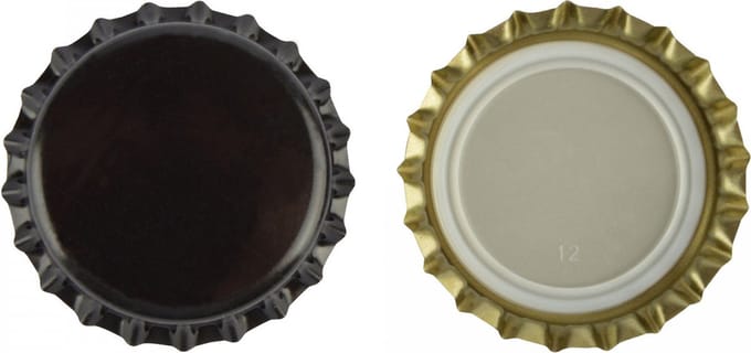 Kroonkurken Zwart 26 mm (verpakt per 100 stuks)