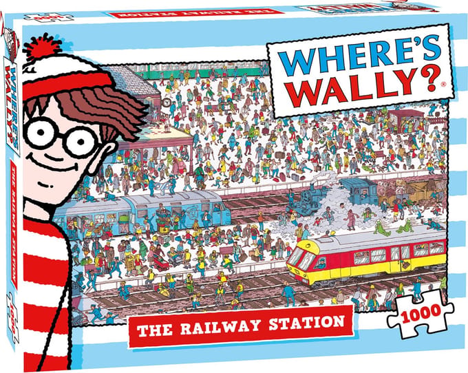 Where’s Wally Railway Station Puzzel 1000 Stukjes