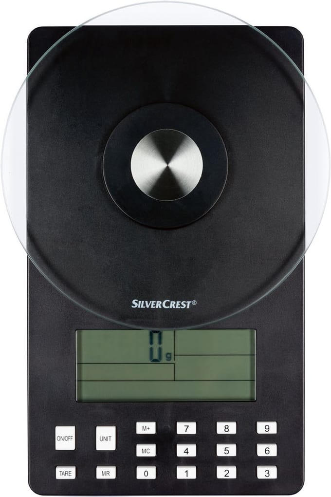 Silvercrest Keukenweegschaal - Zwart - Max 5kg