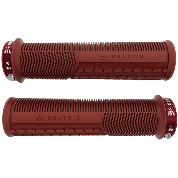 Peaty´s Monarch Pro Grip Mushroom Thick Handvatten Rood 130 mm