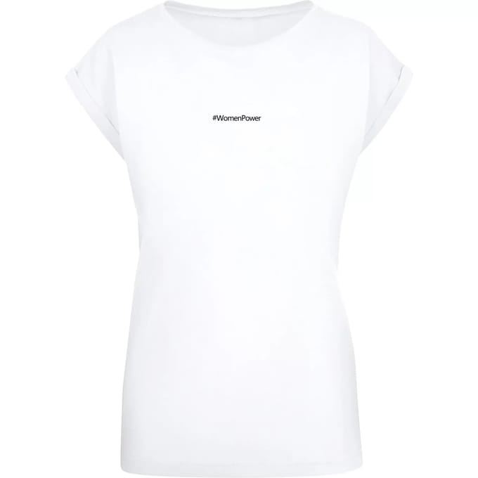 T-shirt dames Merchcode Strong As A Woman