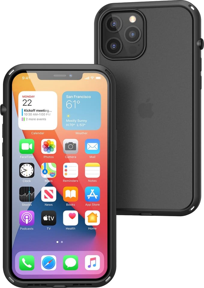 Catalyst - Vibe Case geschikt voor iPhone 12 Pro Max - zwart