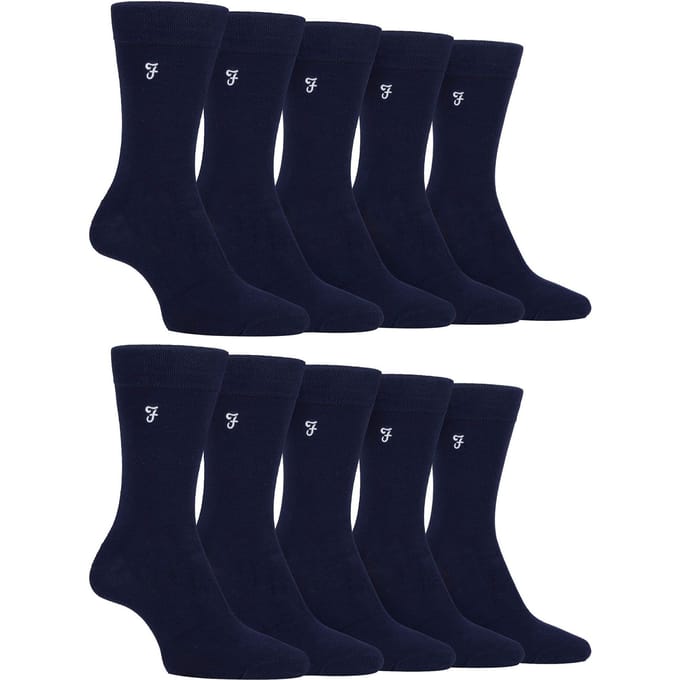 Heren 10 Paar Multi-Pack Felle Bamboosokken