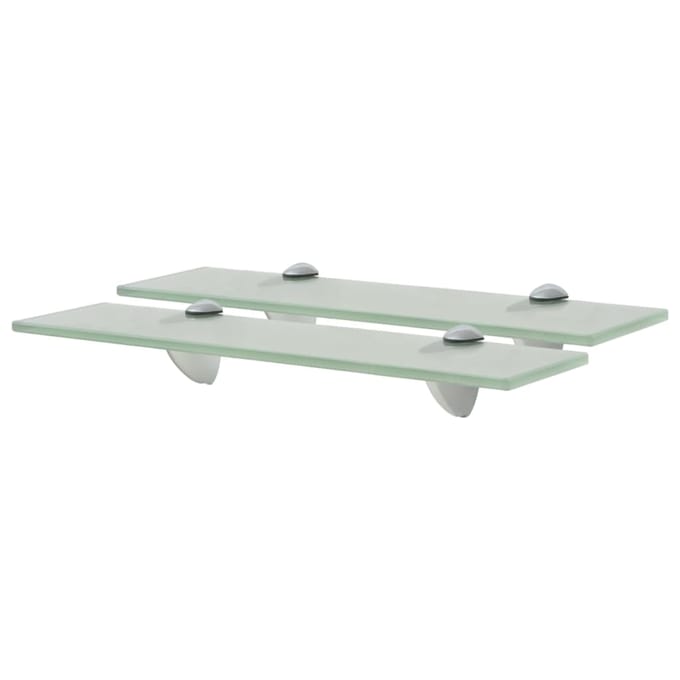 vidaXL - Schappen - zwevend - 2 - st - 40x10 - cm - 8 - mm - glas