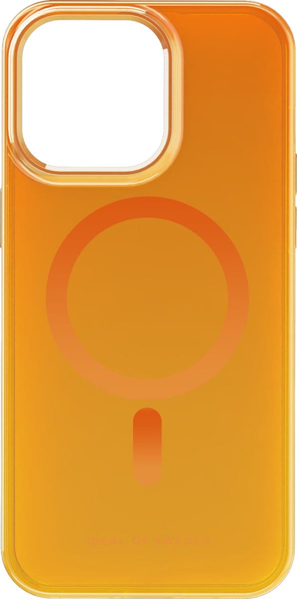 iDeal Of Sweden s Magsafe Clear Case Mid do iPhone 15 Pro Max Orange Spritz