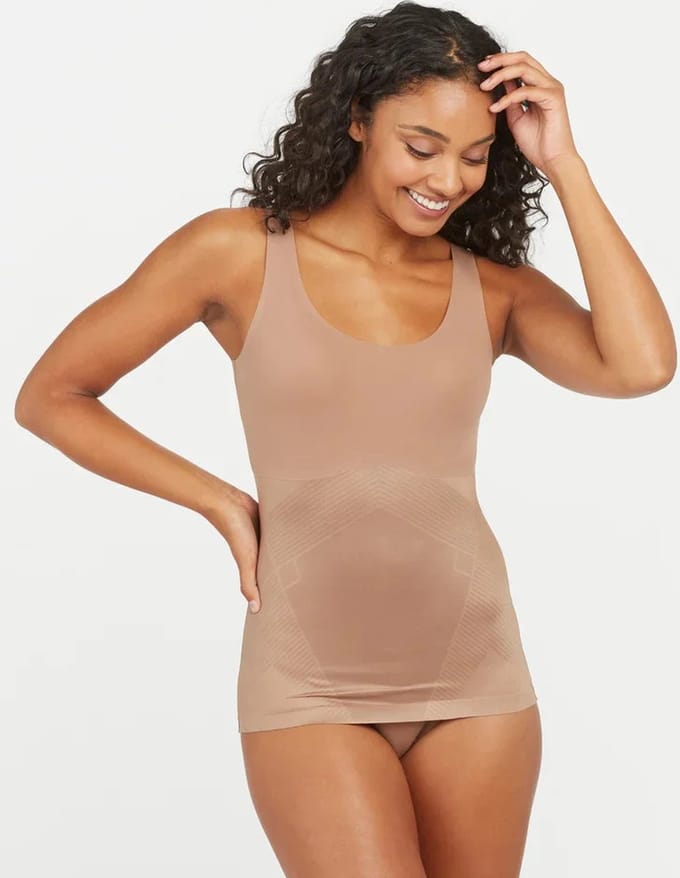SPANXshape™ Invisible Tank - Cafe au Lait (Dark Nude) - Maat L