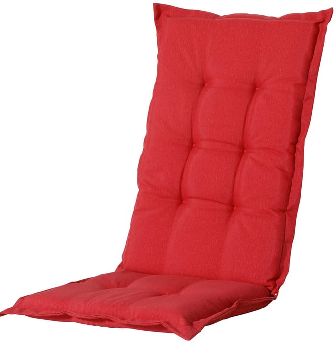 Madison - Tuinkussen - Lage Rug - Panama Rood - 105x50cm - Standenstoelkussen