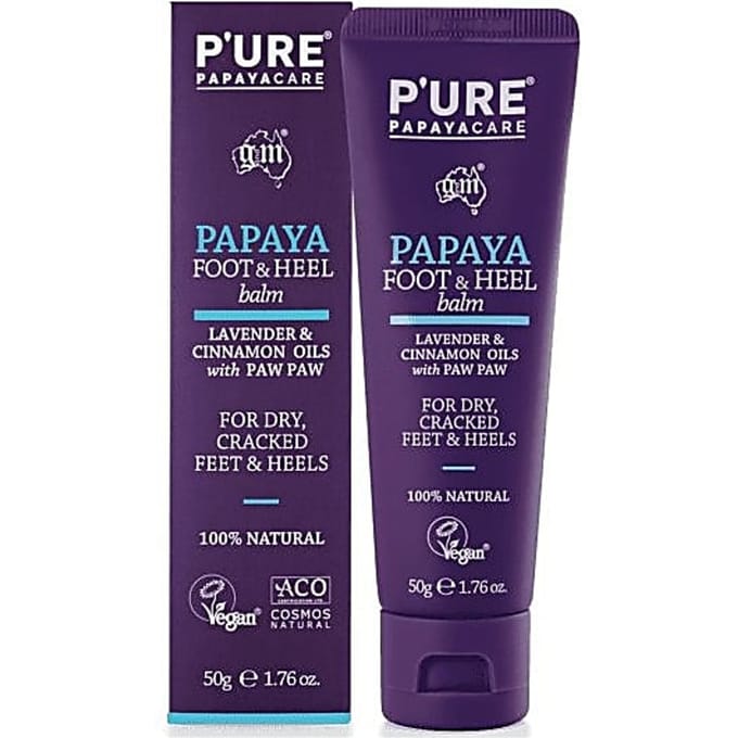 P’URE Papayacare - Papaya Foot & Heel Balm - 50g
