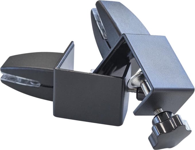 Smit Visual metalen bureauklem, zwart, set van 2 stuks