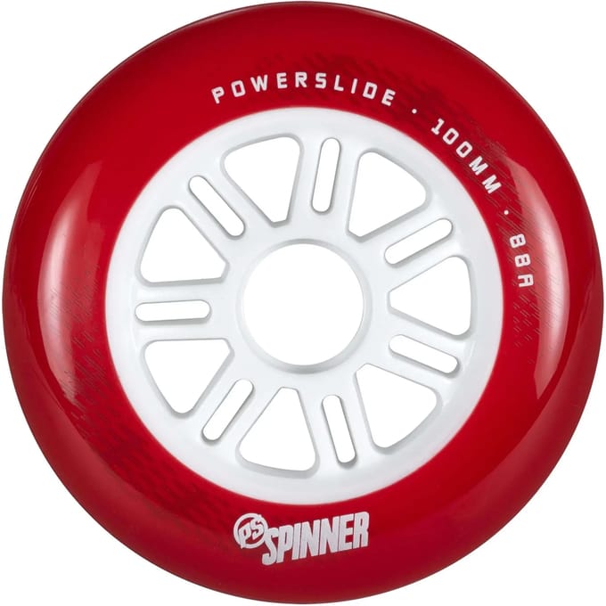 Powerslide Spinner 100 Schaatswielen 3 Eenheden Transparant 100 mm / 88A