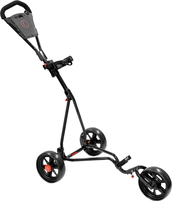 Cruiser Junior Golftrolley Zwart – Lichtgewicht & Opvouwbaar