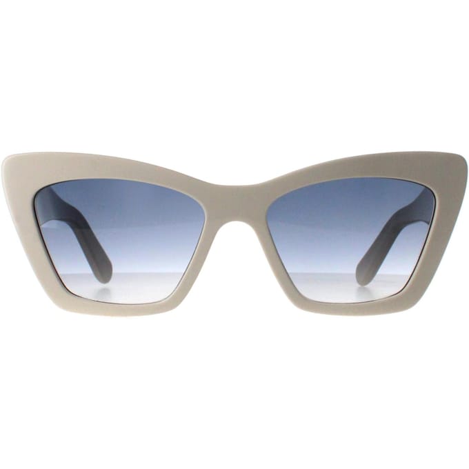 Salvatore Ferragamo SF1081SE 103 ivoorblauwe zonnebril met kleurverloop