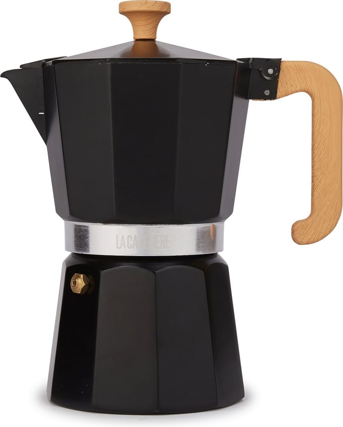 La Cafetière - Espressopotje / Mokkapot Zwart - 6 kops