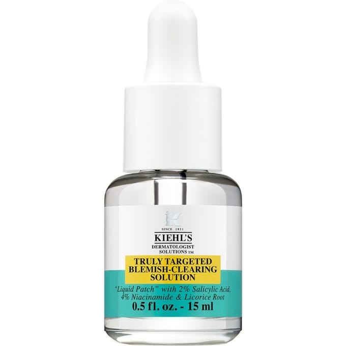 Kiehl's Reiniging Truly Targeted Blemish Clearing Solution Maskers tegen puistjes Dames 15 ml
