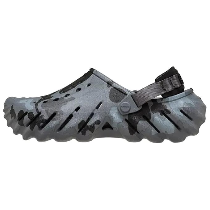 Crocs Echo Clog Charcoal Duck Camo 42-43 gray