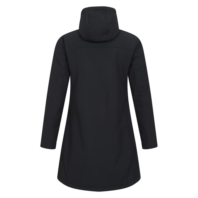 Mountain Warehouse Dames Fern Langlijn Softshell Jack (Zwart)