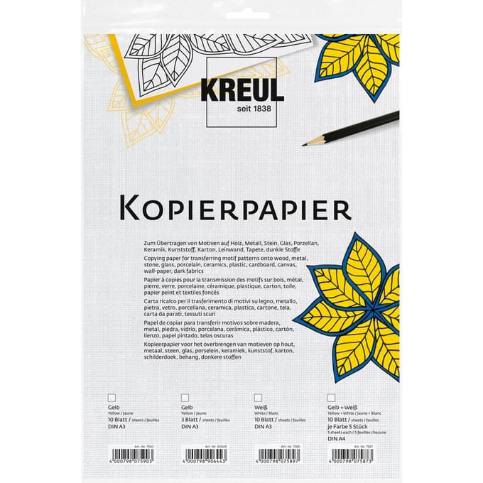 KREUL zelfkopiërend papier, 10 vel