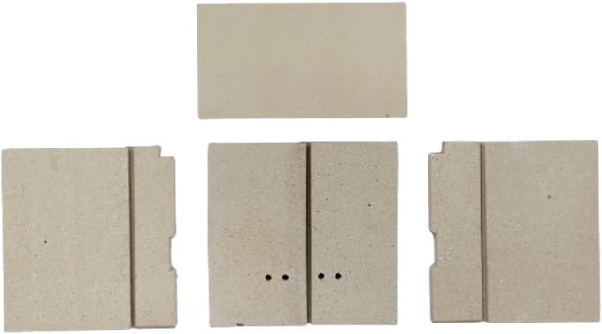 Reserveonderdelen voor Kachel Jupiter Grande Type 10843: Complete Chamotte Set (1-4)