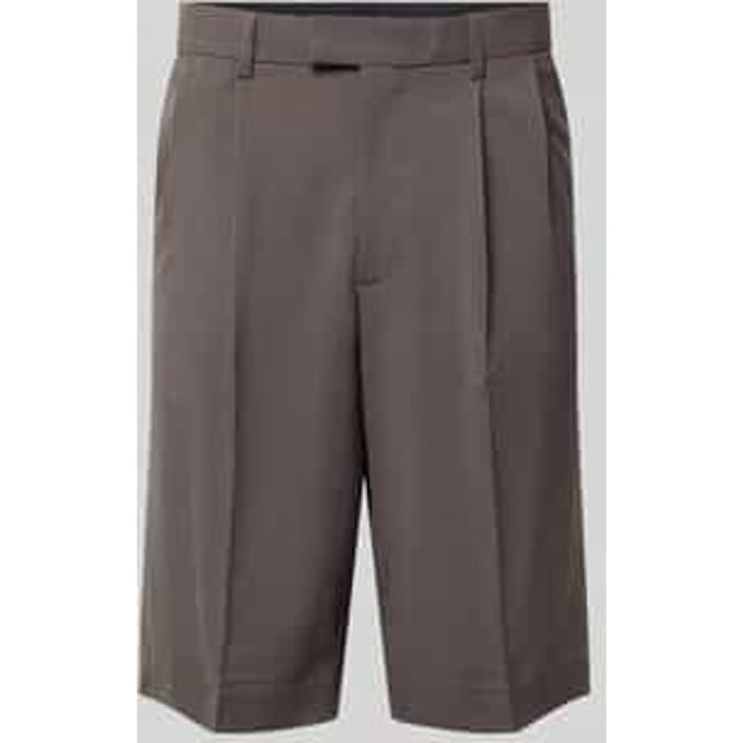 straight fit short met viscose