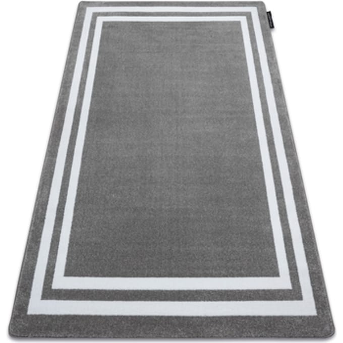 Kleden Rugsx Tapijt HAMPTON Kader grijskleuring 160x220 cm