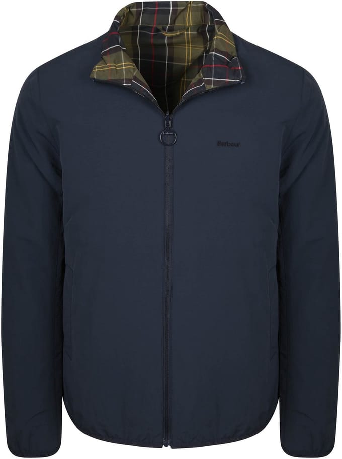 Barbour Reversible Korbel Jas Navy - Maat L - Heren - Zomerjassen
