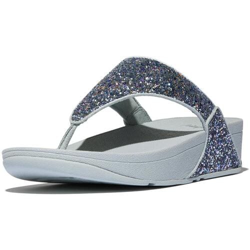 FitFlop Lulu multi-tonal glitter toe-post sandals