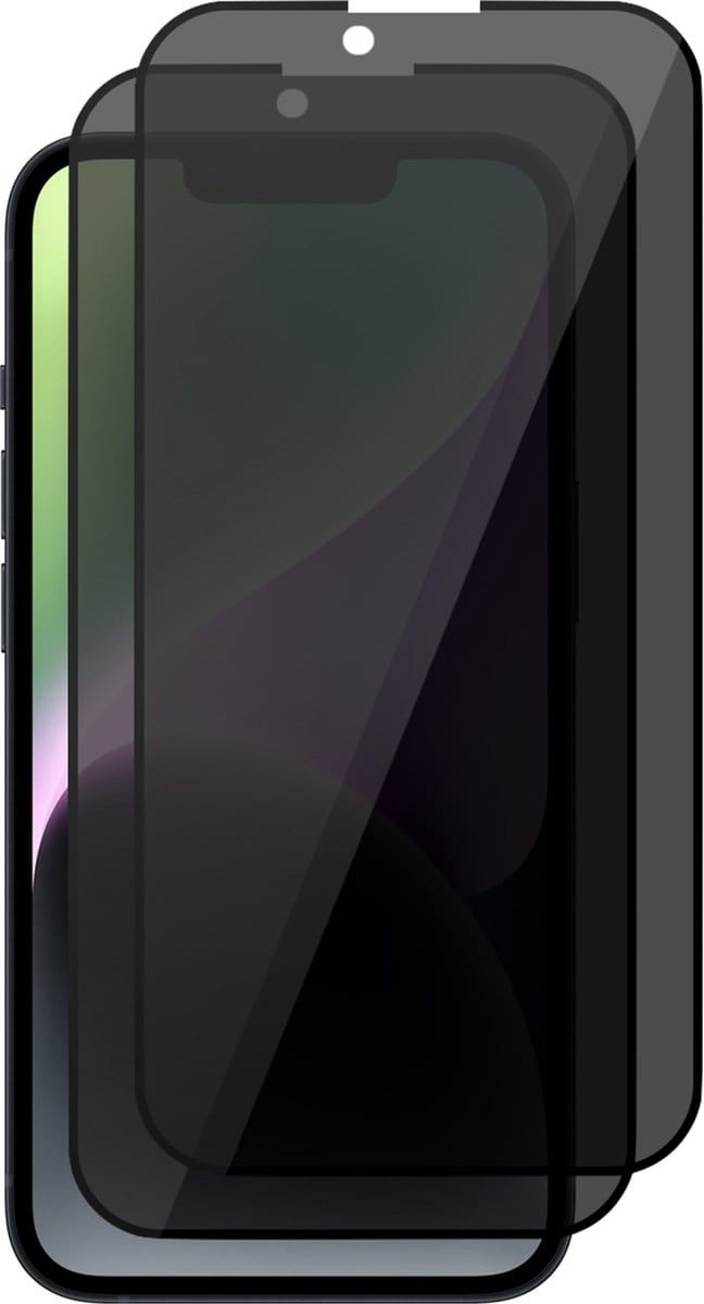Privacy Screenprotector geschikt voor iPhone 14 Plus - Volledig Dekkende Gehard Glas Tempered Glass - 2 Stuks