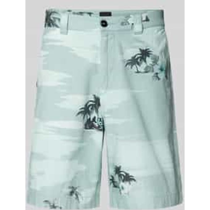 straight leg chino shorts van puur katoen