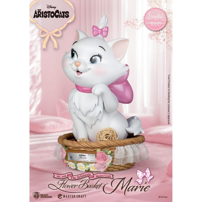 Beast Kingdom Toys Aristocats Master Craft Statue Flower Basket Marie 32 cm Beeld
