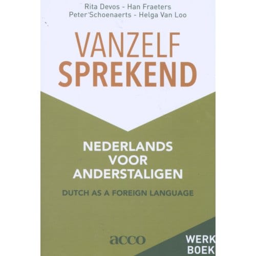 Vanzelfsprekend. Nederlands Voor Anderstaligen - Rita Devos