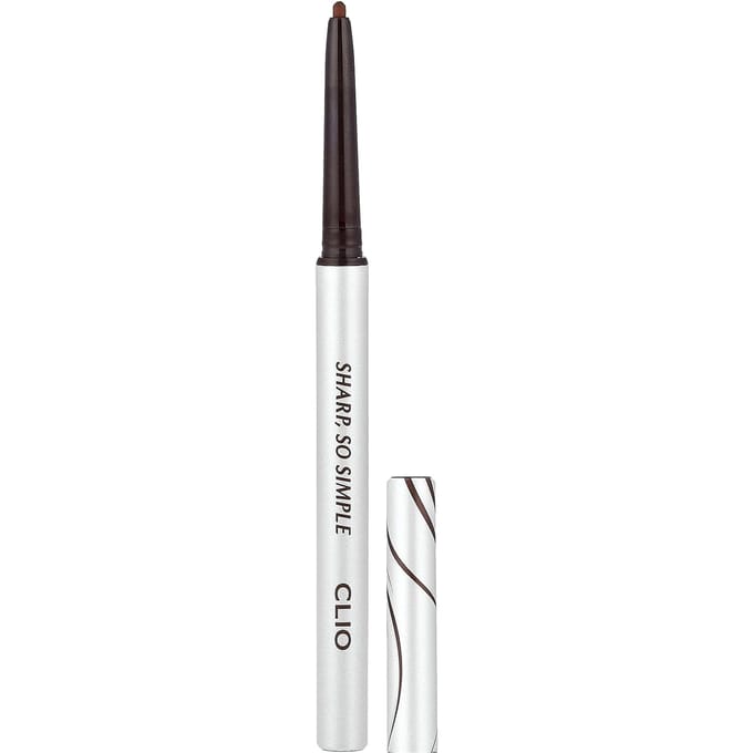 Clio, Sharp, So Simple Waterproof Potloodliner, 02 Bruin, 0,14g (0.004oz) white
