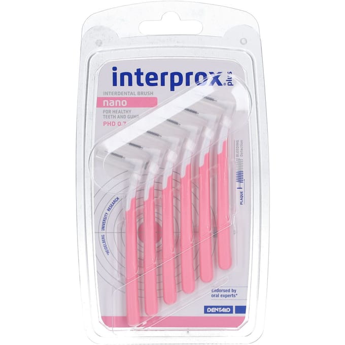 Interprox Plus Nano - Roze - PHD 0,7 mm - 6 Ragers