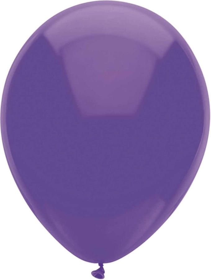 Ballonnen Paars : 10 Stuks
