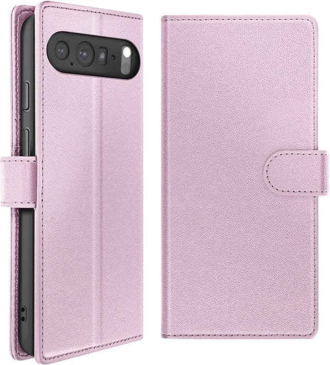 Mayaxess, Hoesje geschikt voor Google Pixel 10 Pro - 2-in-1 Magnetische Wallet, Roze