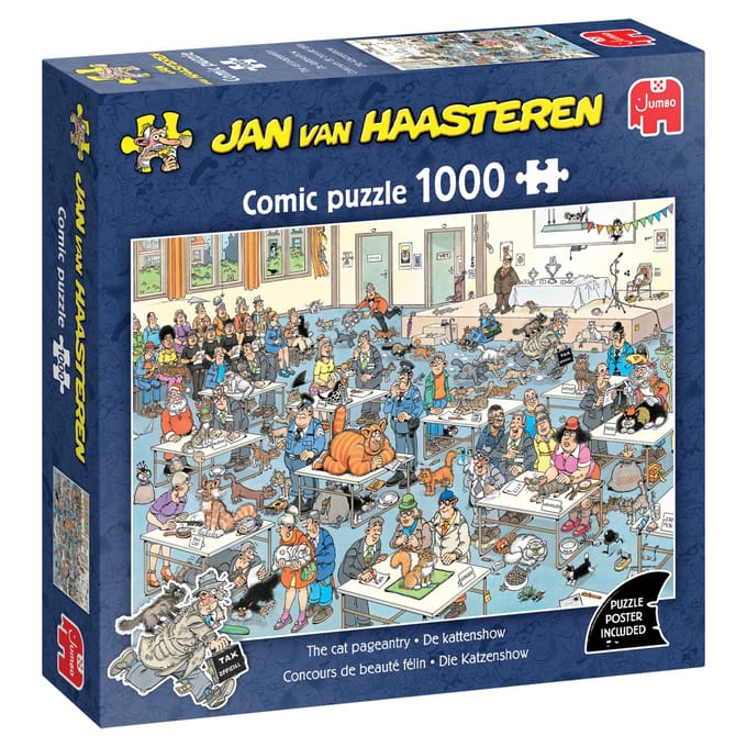 Jumbo Jan van Haasteren De Kattenshow 1000 stukjes Volwassenen puzzels