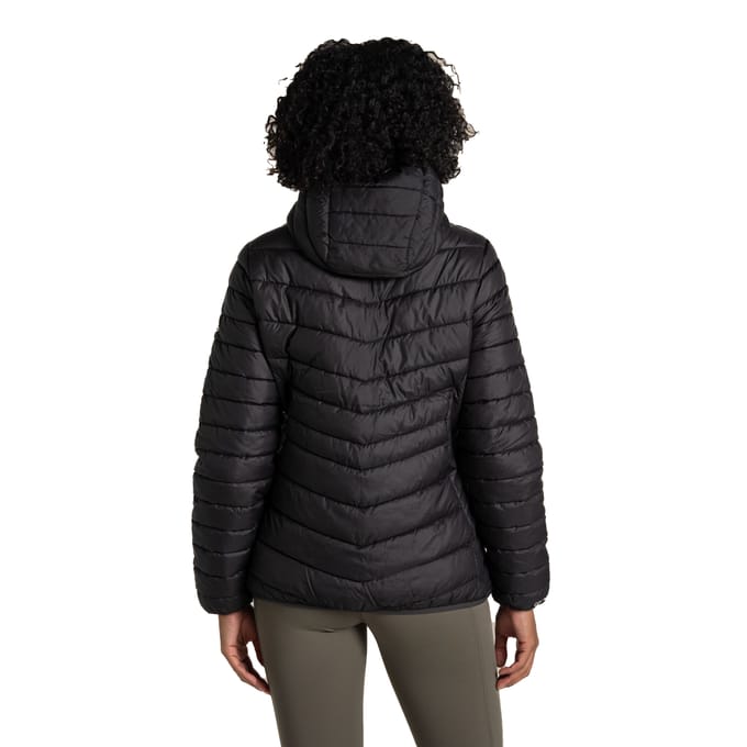 Craghoppers Dames Compresslite IX Geïsoleerde Hooded Jacket (Zwart)