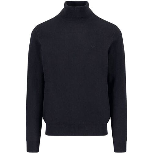 Fynch-Hatton Trui Rollneck Superfine Cotton Zwart / male
