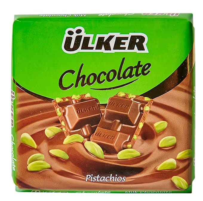 Ulker Chocolade - Melkchocolade met pistachenoten - 65gr