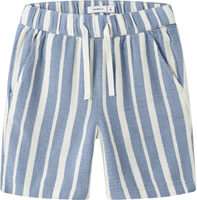 NAME IT - NKMFOKO NREG SHORTS - Jongens - Bermuda shorts - blauw - maat 152