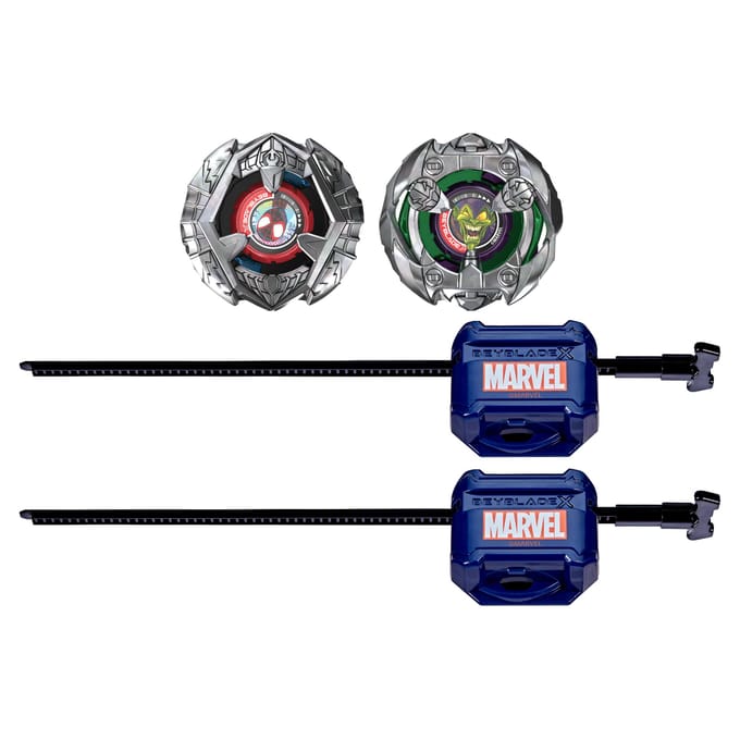 Beyblade X en Marvel-collab, Miles Morales 1-60GN vs. Green Goblin 9-80HT