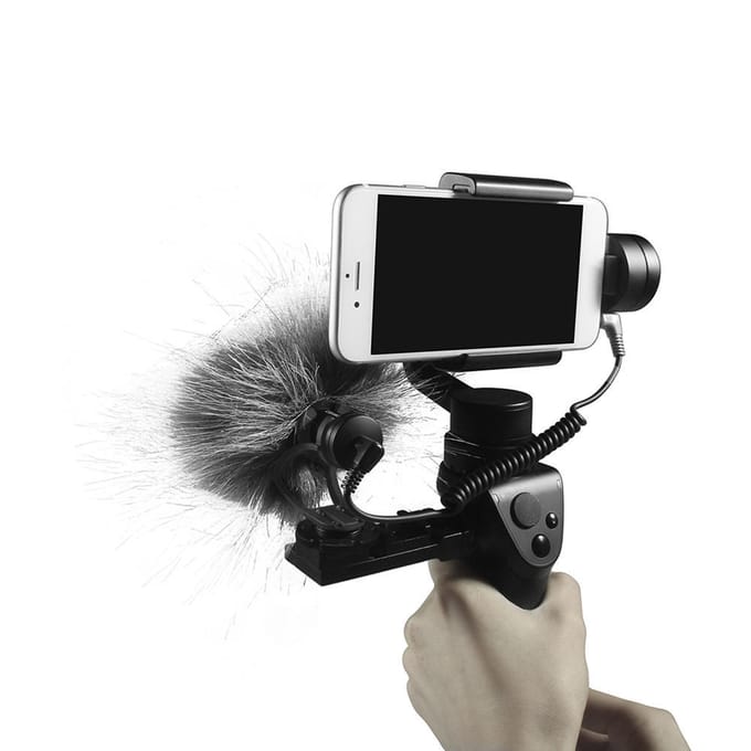 COMICA CVM-VM10II Op-Camera Nierkarakteristiek Videomicrofoon voor iPhone zwart