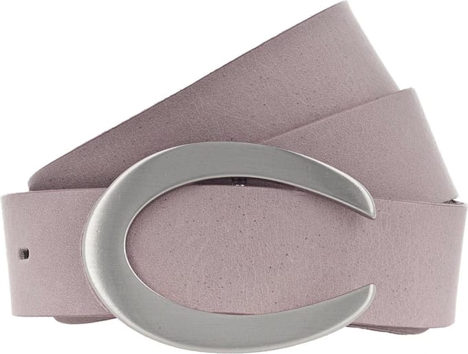 Vanzetti Leren Riem 33mm Leather Belt W100 Pale Rose Roze
